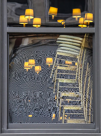 Looking through a Hotel Window in Chicago