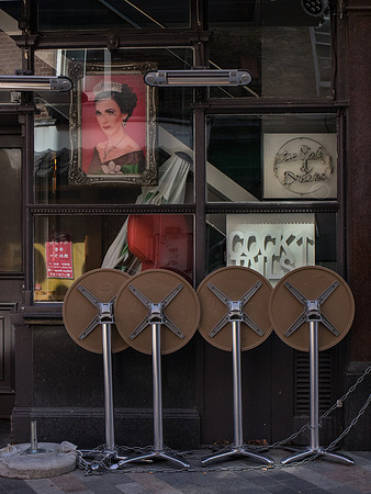 Bar in Chinatown the day after lockdown