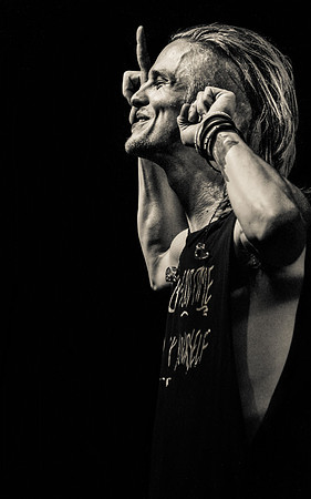 Erik Gronwall, H.E.A.T, Firefest 2014, Rock City, Nottingham