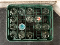 Milk Bottles in Victoria, London